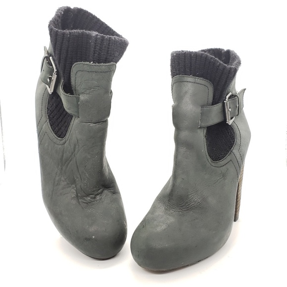 Matt Bernson Rogue Buckled heeled Ankle Booties - Picture 8 of 8